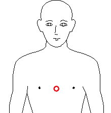 腰痛に効くツボ 檀中 だんちゅう のツボが腰痛に効く 腰痛に効果的なツボ 図解 ツボの位置と指圧法